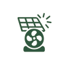 <strong>Solar-Powered Cooling Fan</strong>